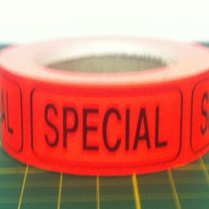 Special (Fluro) Label